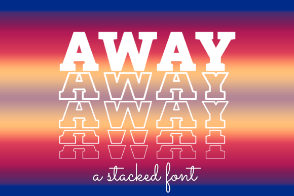 Away: A Stylish Font for Creative Expression