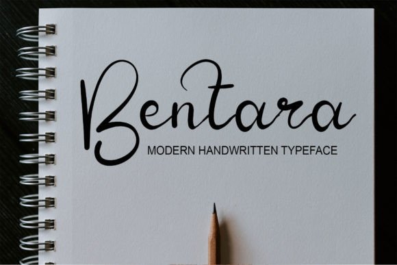 Bentara: A Handwritten Font for Professional and Creative Projects