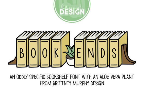 Book Ends: A Unique Bookshelf Font for Creative Designers