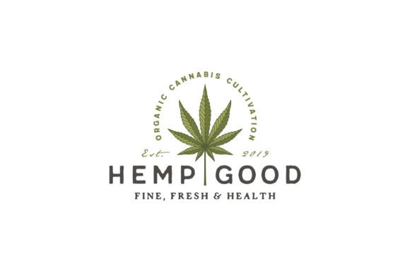 Cbd Cannabis Marijuana Hemp Leaf Logo