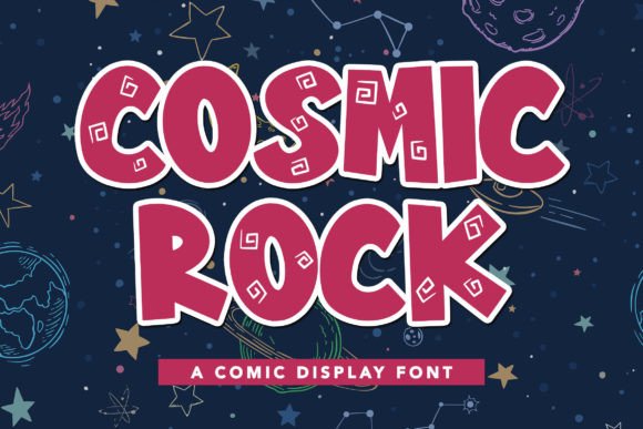 Cosmic Rock: A Bold Font for Cosmic Creativity