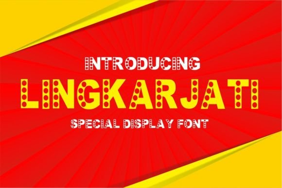 Discover the Power of Lingkarjati: A Creative Display Font for Every Project