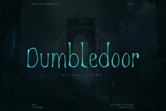 Dumbledoor: A Magical Display Font for Creative Projects