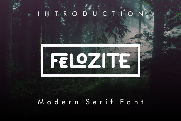 Felozite: A Modern Serif Font with a Touch of Romance