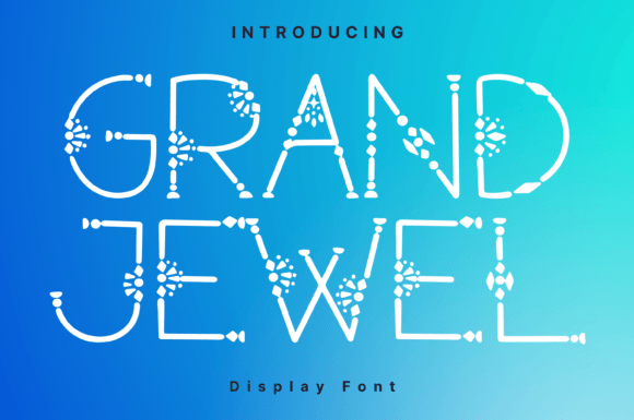 Grand Jewel: A Whimsical Font That Elevates Creative Projects