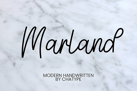 Marland: A Handwritten Font That Elevates Design