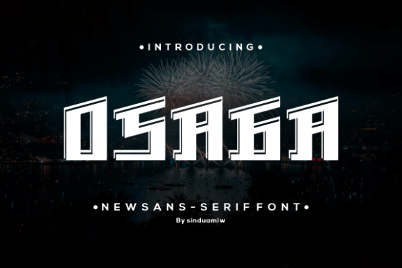Osaga: A Bold, Modern Font for Every Project
