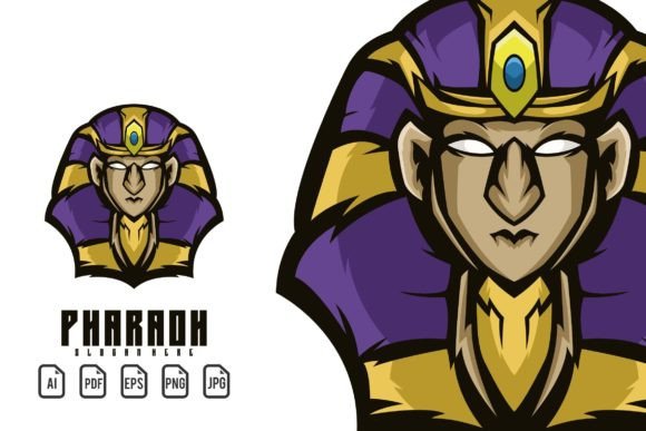Pharaoh Mascot Logo: Design Flexibility