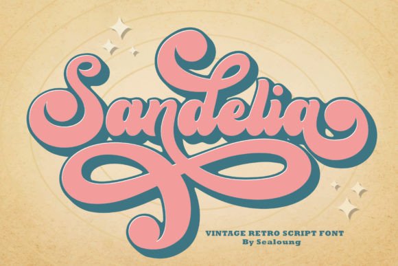 Sandelia: A Retro Script Font for Timeless Design