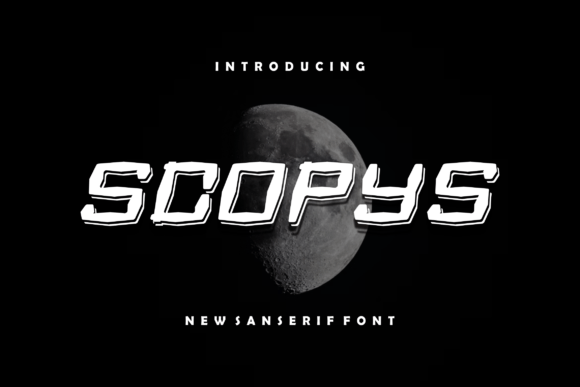 Scopys: A Bold and Authentic Display Font for Modern Branding