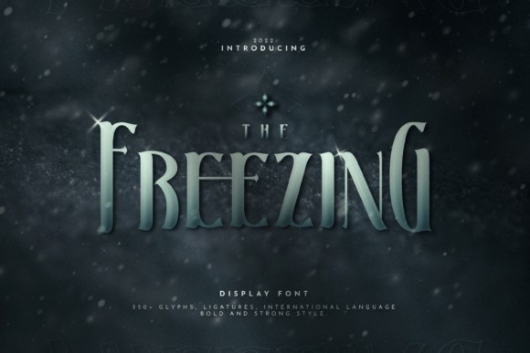 The Freezing: A Bold and Assertive Display Font That Brings Ideas to Life