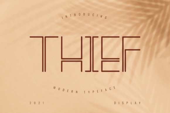 Thief: A Modern, Thin Display Font