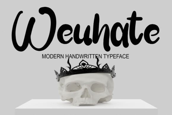 Weuhate: A Handwritten Font for Stylish and Practical Design
